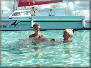 Up close and personnal with a Southern stingray