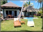 villa backyard with plunge pool